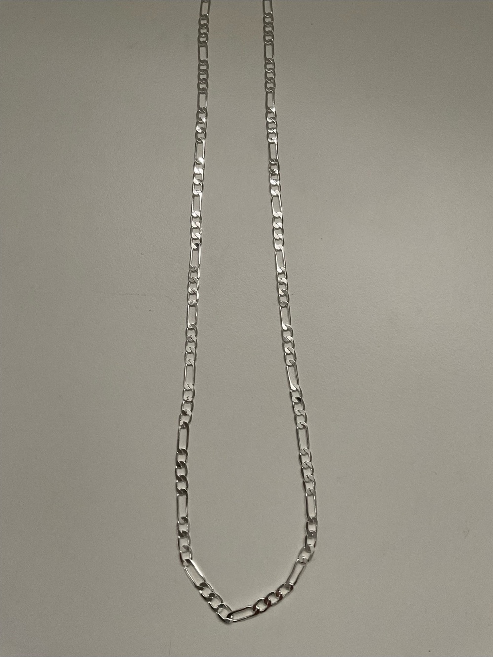 .925 Sterling Silver Figaro Chain Necklace